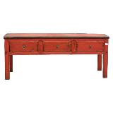 Chinese Antique-Bench With Drawers